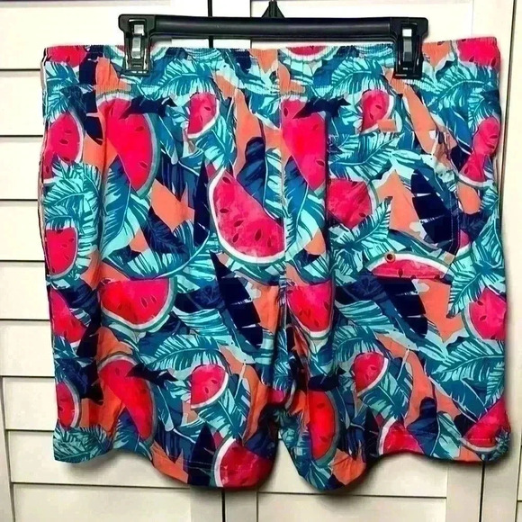 George Tropical Watermelon Swim Trunks Size Large - Picture 6 of 9